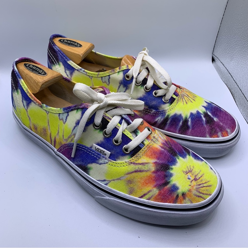 Vans tie dye sneakers size 10.5